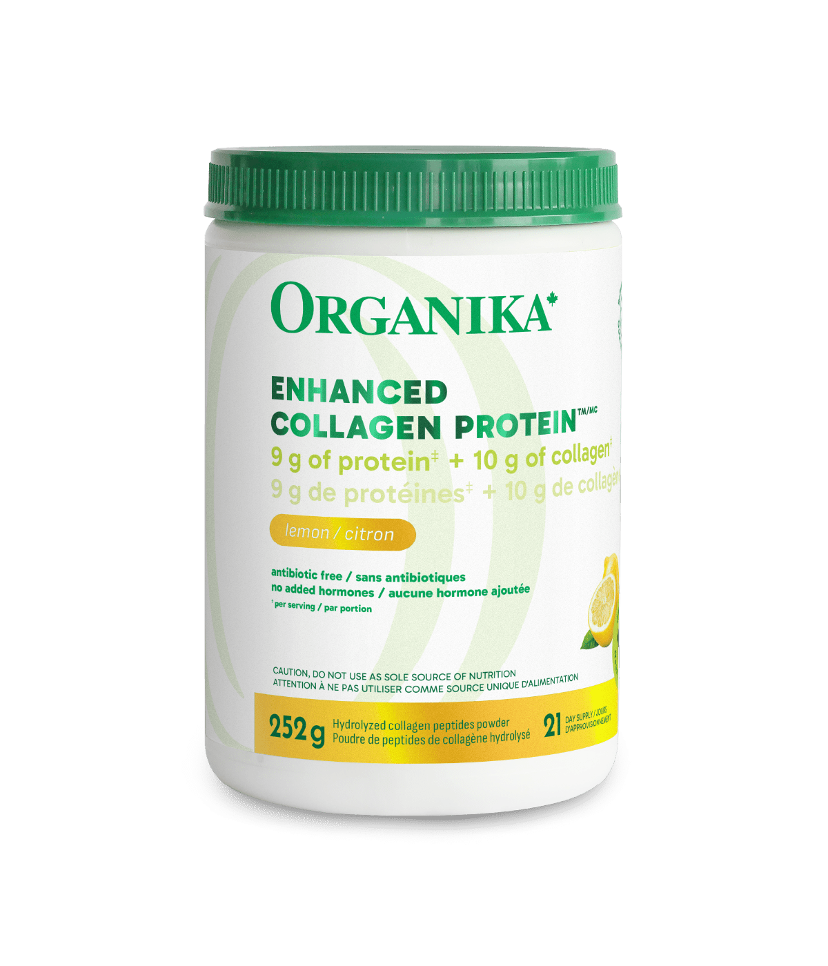 6x Organika Lemon Enhanced Collagen 250g Bundle