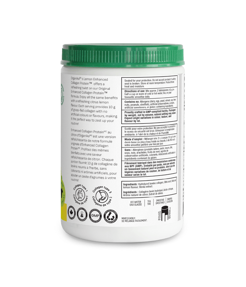 6x Organika Lemon Enhanced Collagen 250g Bundle