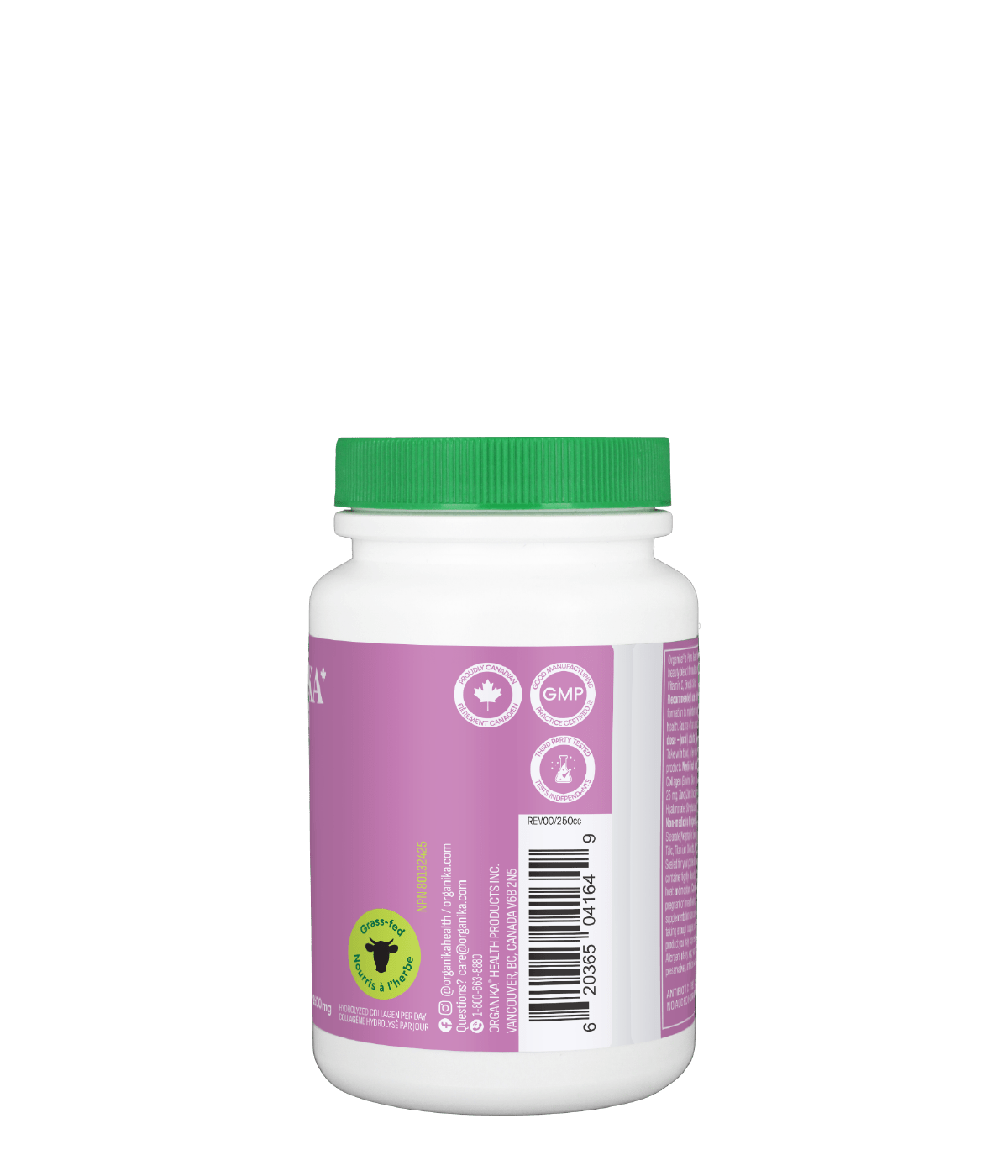 [優惠組合] 6瓶x Organika Pure Beauty 強效美容膠原蛋白 2600mg，120 粒裝
