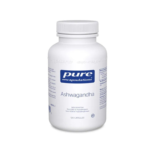 Pure Encapsulations, Ashwagandha, 120 Vegetarian Capsules  natvd.com