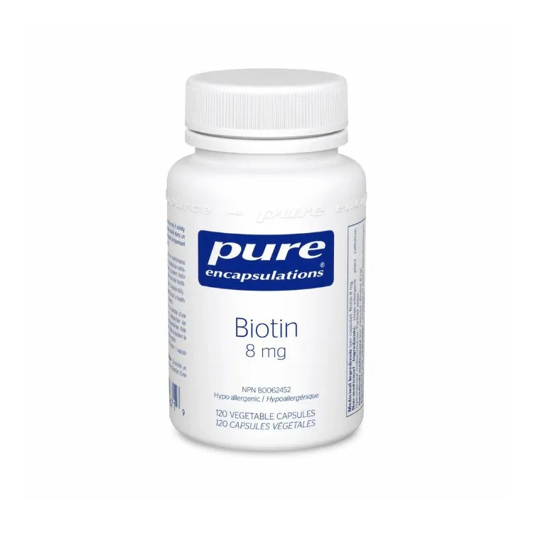 Pure encapsulations biotin Canadian label sold by natvd.com