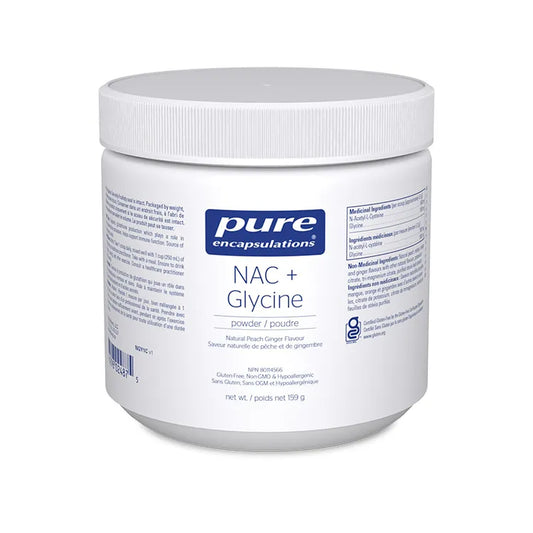 Pure encapsulations NAC + Glycine Powder sold by natvd.com online Canada
