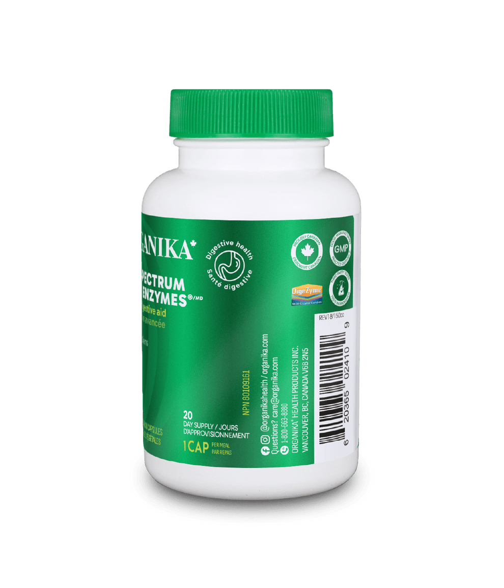 6 Organika Full Spectrum Plant Enzymes 500mg 60 vegetarian capsules Bundle