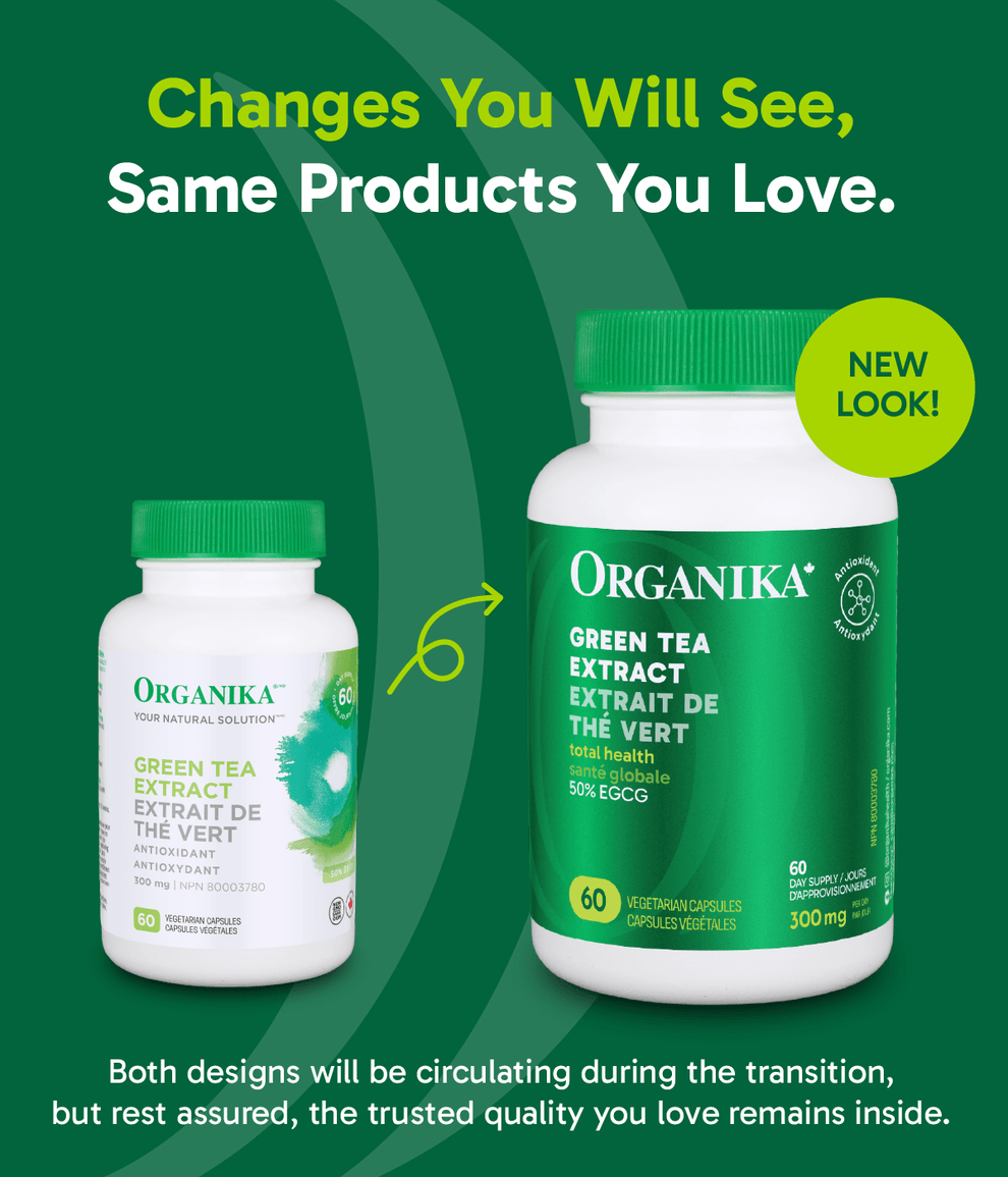 [优惠组合] 6瓶 X Organika 瘦身塑形绿茶萃取 300 毫克，60 粒素食胶囊 