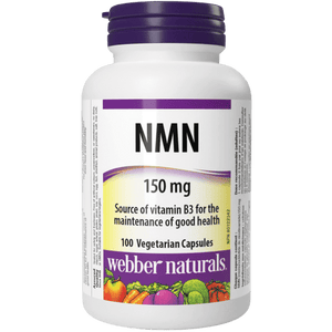 Webber Naturals NMN 150 毫克，100 粒素食膠囊