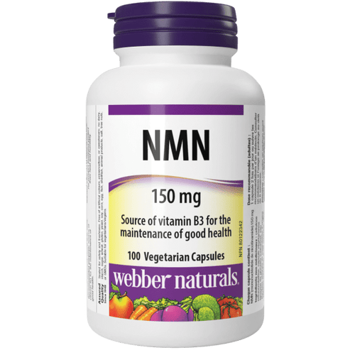 Webber Naturals NMN 150 毫克，100 粒素食胶囊