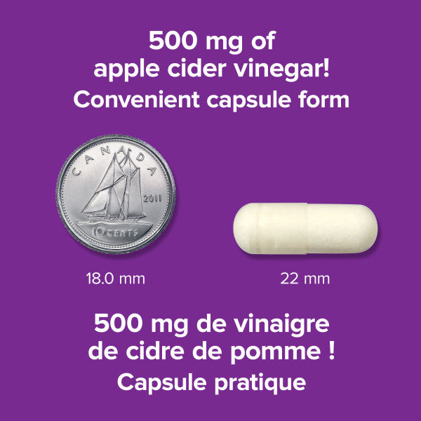 天然苹果醋500毫克, 240 颗，燃脂 排毒 