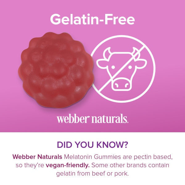 Webber Naturals 褪黑激素 10 毫克 100 粒軟糖（超值裝）助睡眠，倒時差