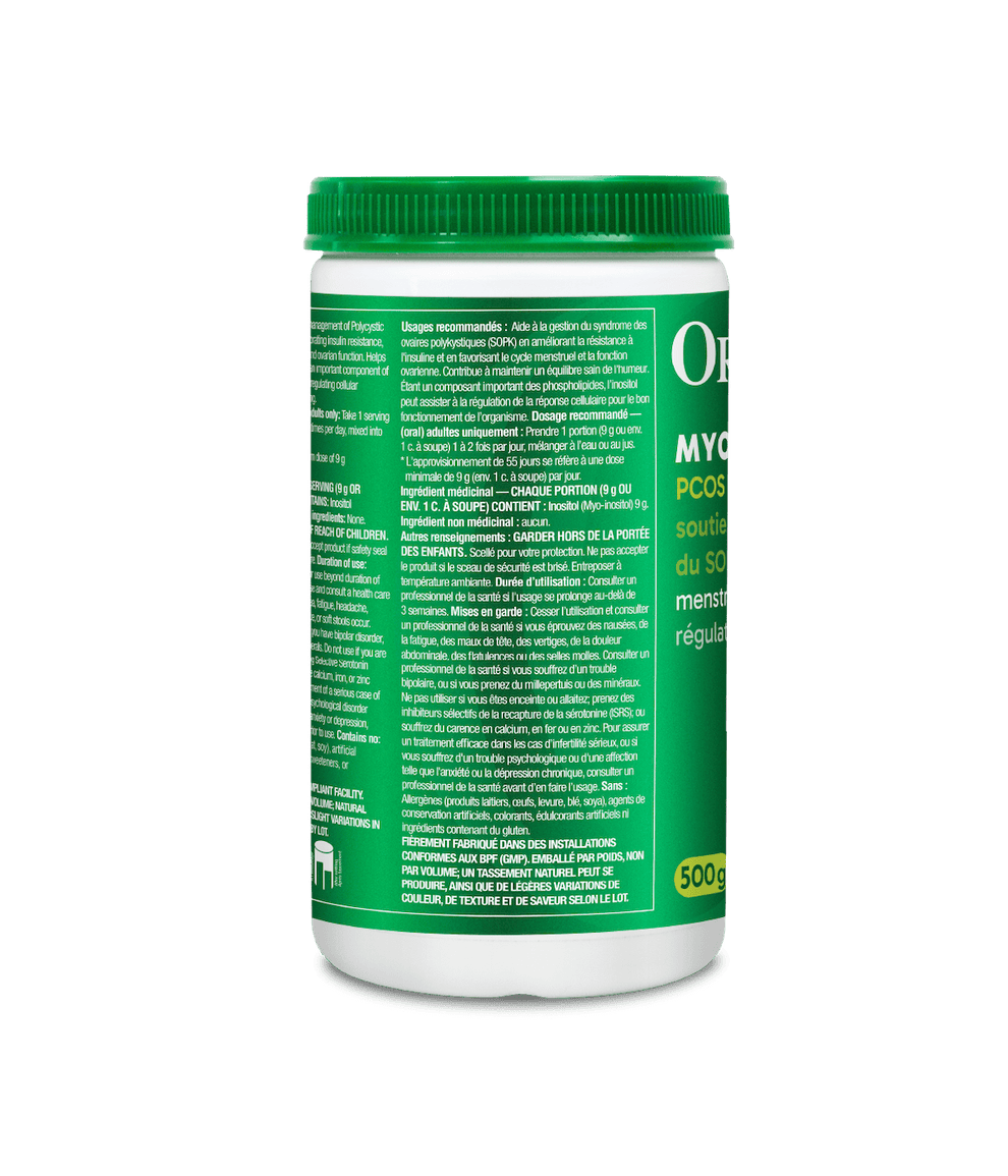6x Organika Inositol (Myo-Inositol) Powder 500g Bundle
