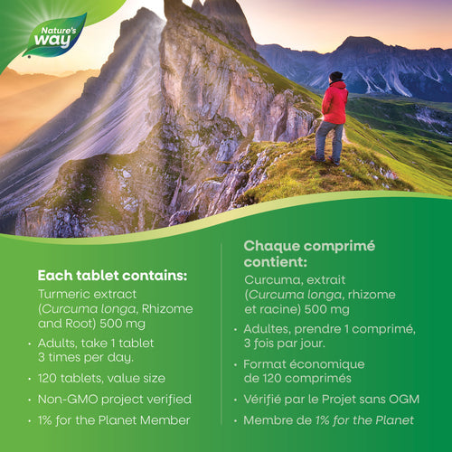 Nature's Way Turmeric Standardized 120 Tabs