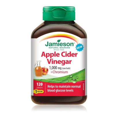 Jamieson Apple Cider with Chromium 120 caplets