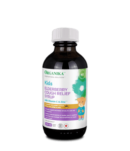 【clearance】Organika Kids Elderberry Cough Relief Syrup, 100mL EXP:01/2025