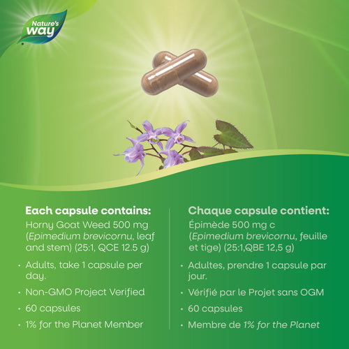 Nature's Way Horny Goat Weed 60 capsules
