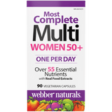 Webber Naturals  Women's 50+ Most Complete Multi 90 Vegetarian Capsules Canadian version