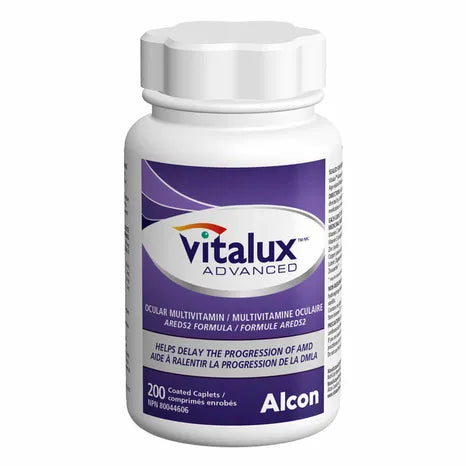 Vitalux Advanced AREDS2 Formula Healthy Eyes Ocular Multivitamin, 200 tablets