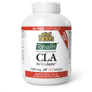 Natural Factors Tonalin CLA, 120 softgels