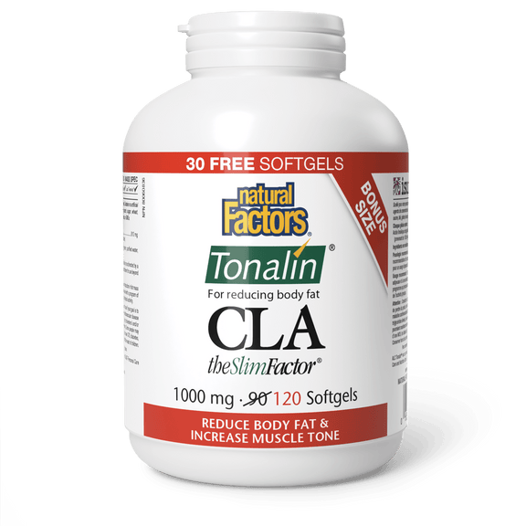 Natural Factors Tonalin CLA, 120 softgels