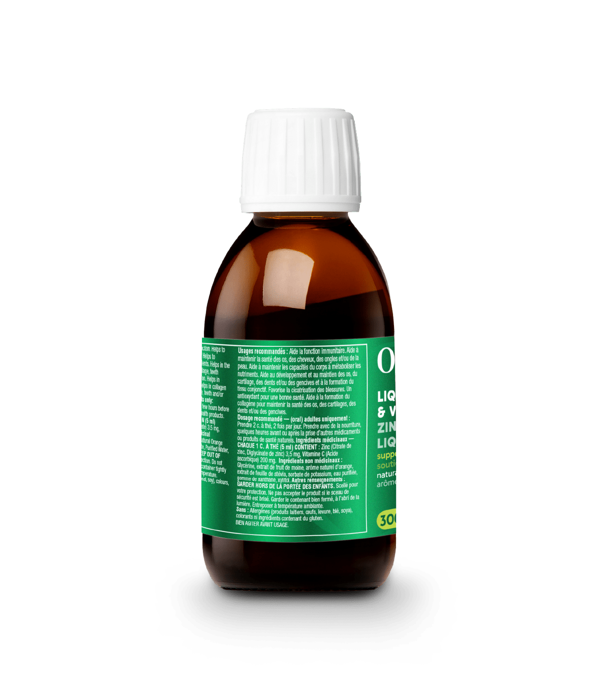 6x Organika Liquid Zinc & Vitamin C 300ml Bundle