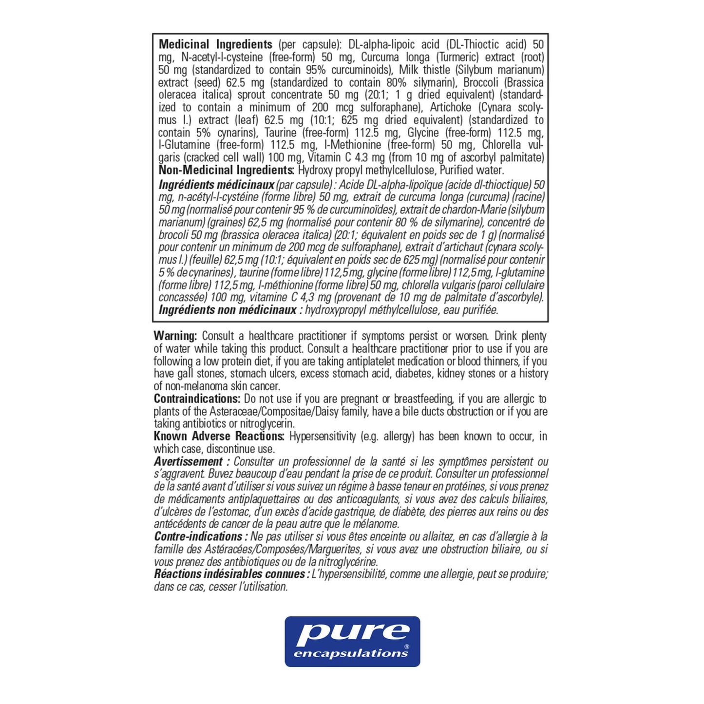 Pure Encapsulations, Liver-G.I. Detox, 60 Vegetarian Capsules