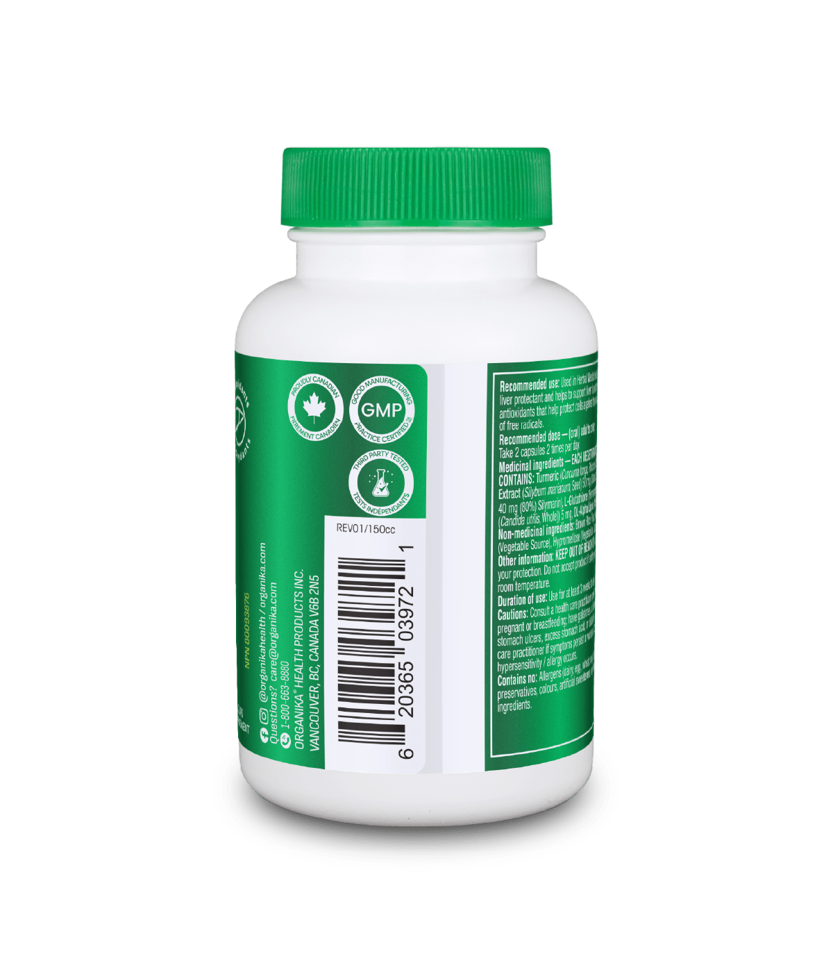 6x Organika Liver Pro 60 vegetarian capsules Bundle