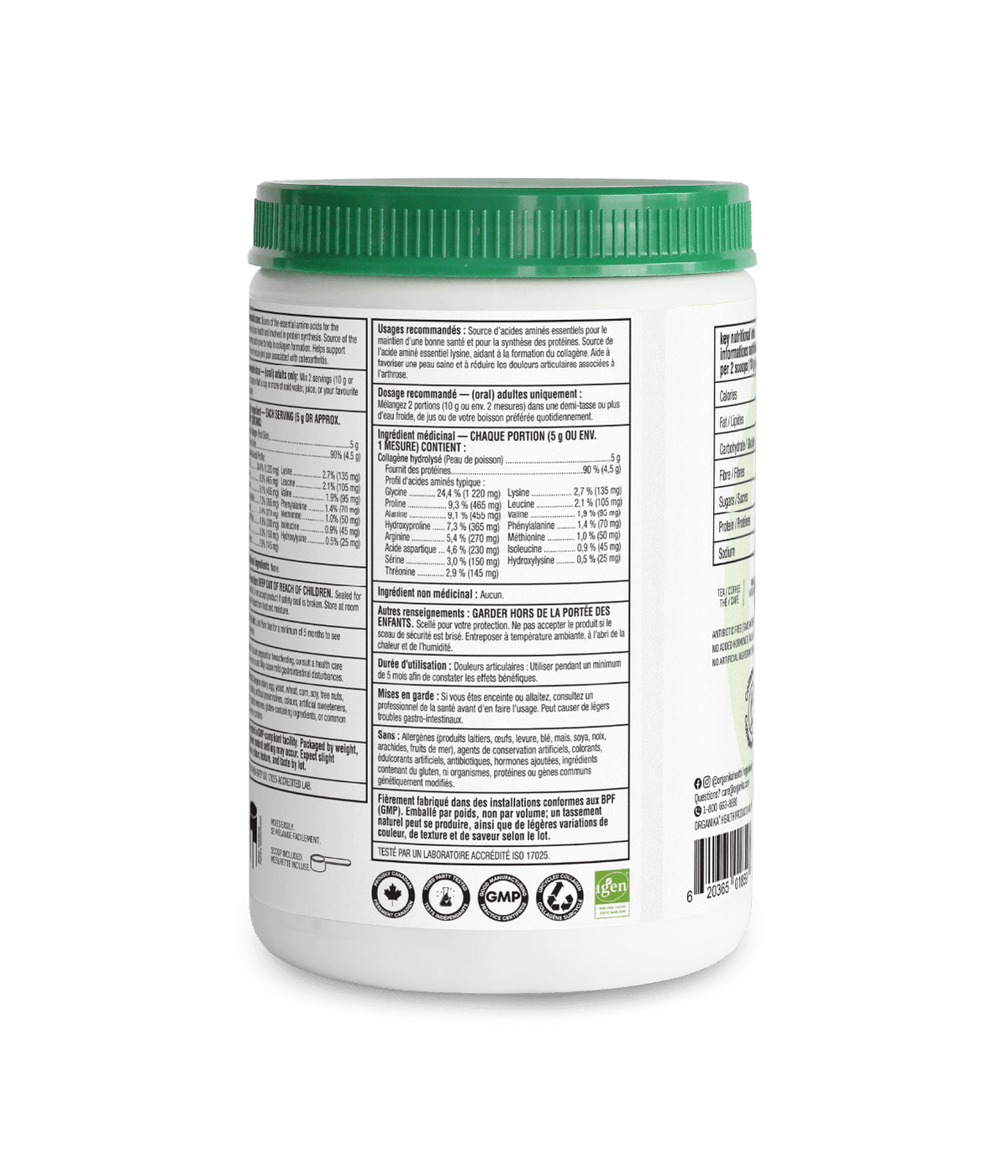6x Organika Marine Collagen Powder 250g Bundle