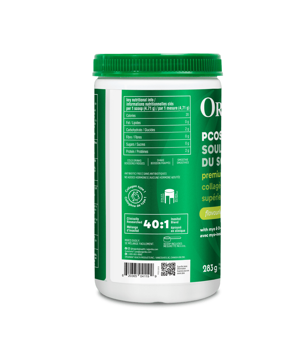 6x Organika 多囊卵巢综合征 (PCOS) 缓解深海胶原蛋白 283 克套装