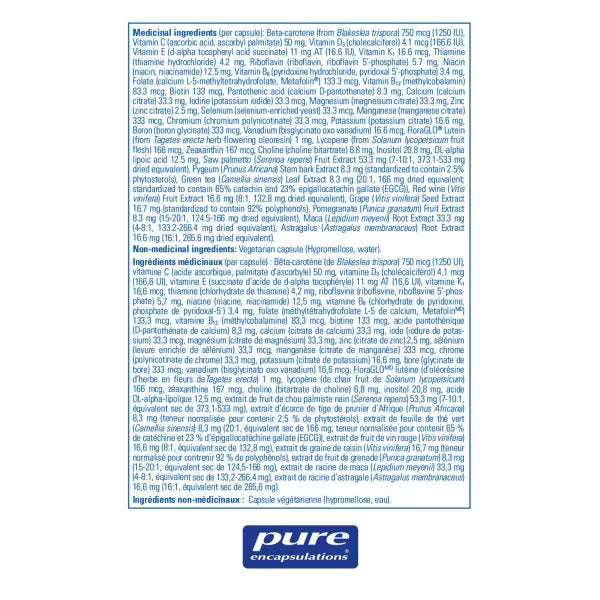 Pure Encapsulations, Men’s Nutrients, 180 Vegetable Capsules