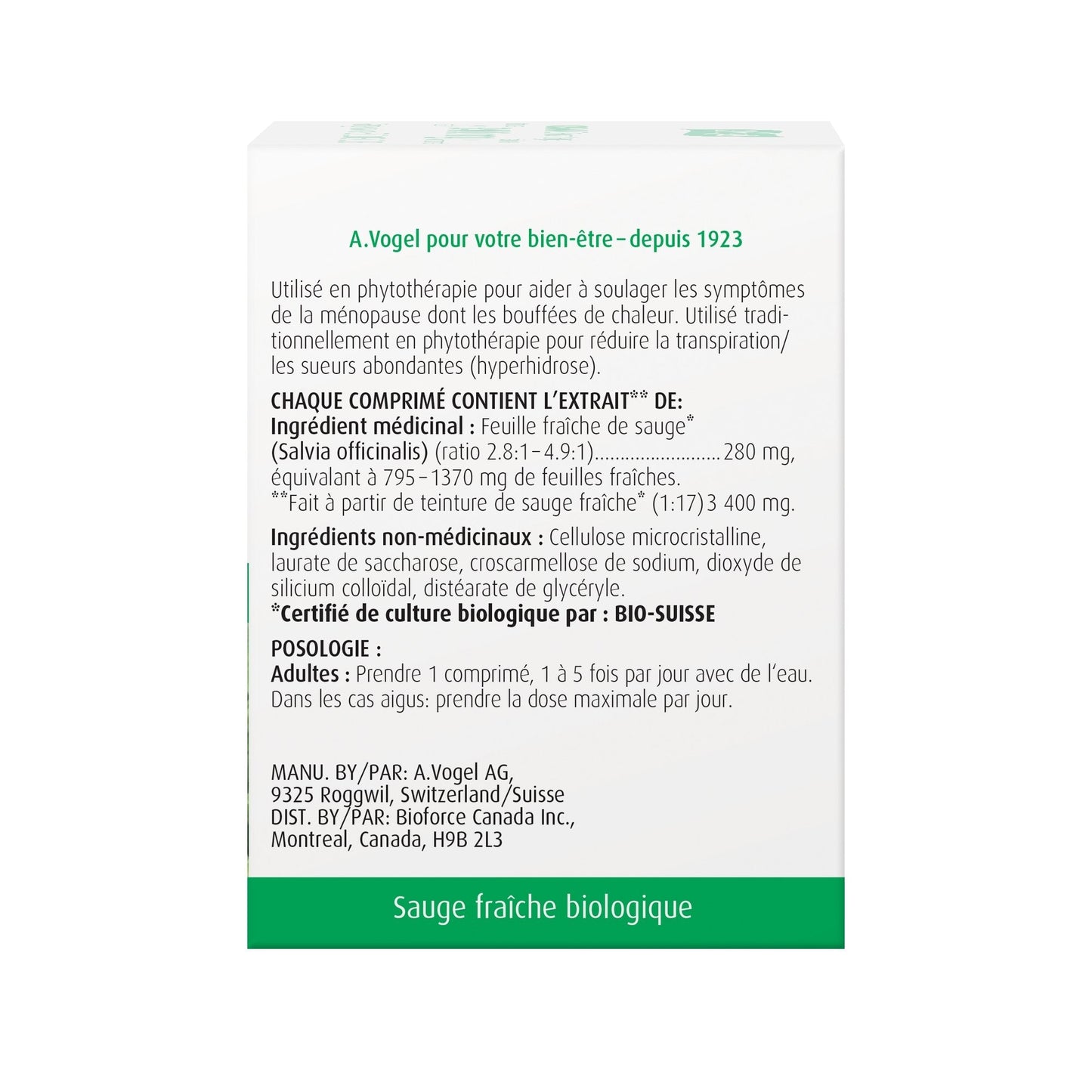 A.Vogel Menoforce 30 tablets