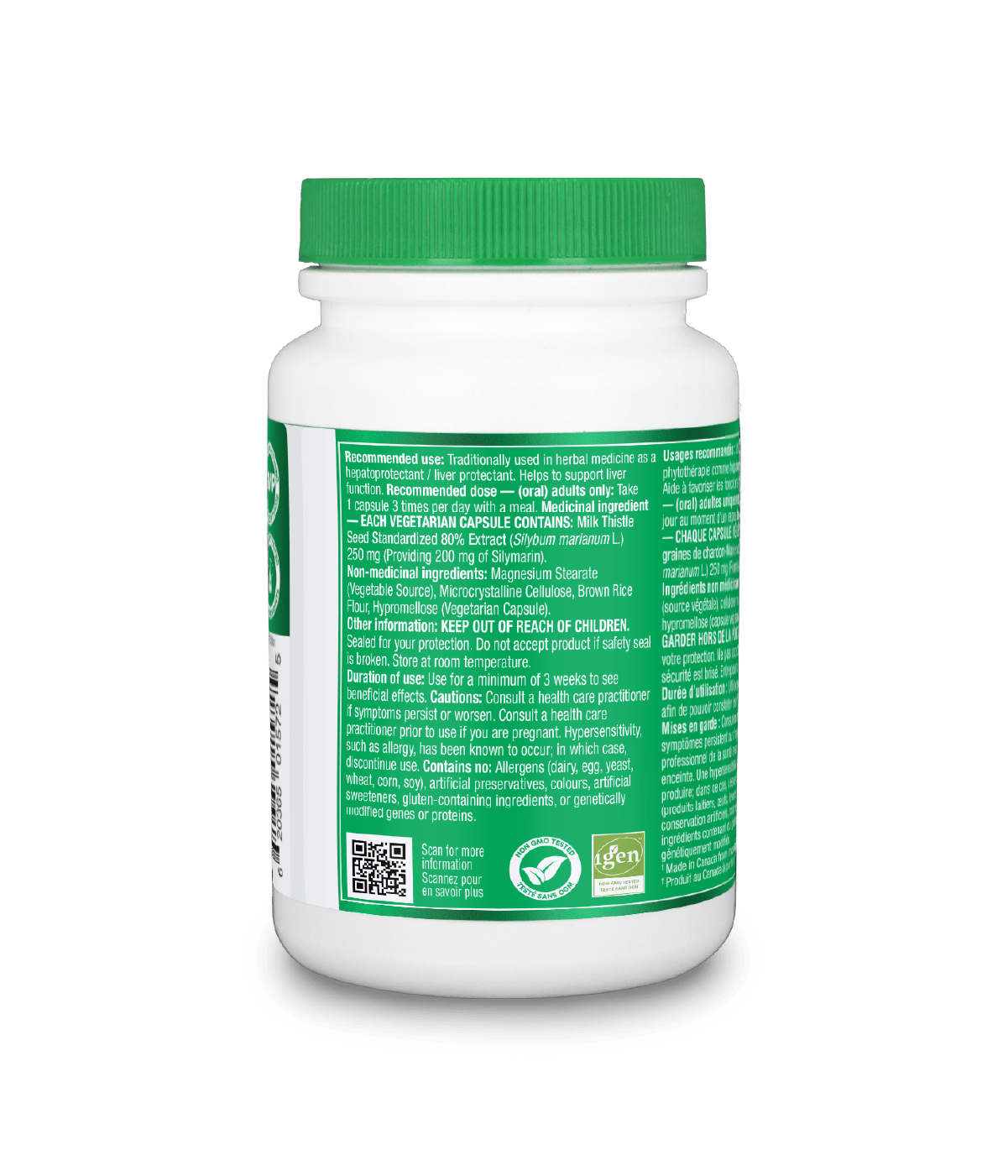 6x Organika Milk Thistle 250mg 180 vegetarian capsules Bundle