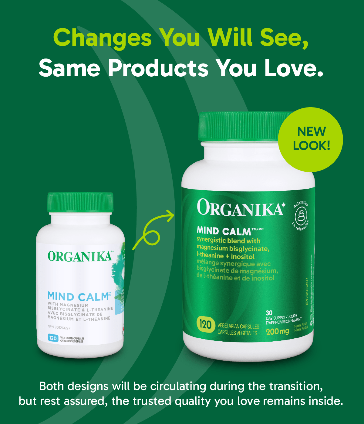6x Organika Mind Calm 120 Vcaps Bundle