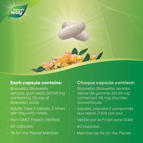 Nature's Way 乳香風濕散膠囊，60錠