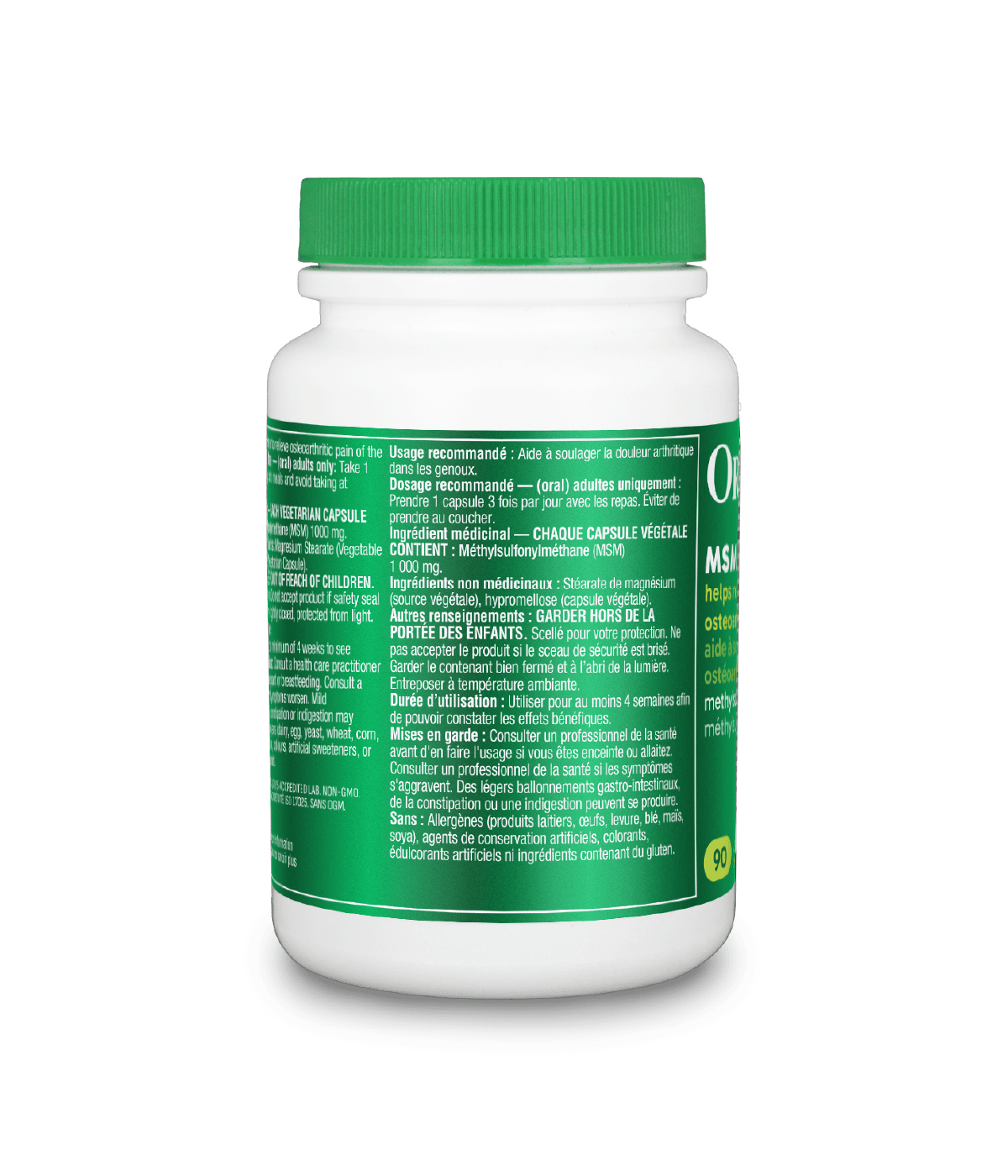 6x Organika MSM (Methyl-Sulfonyl-Methane) 1000 mg 90 veg capsules Bundle