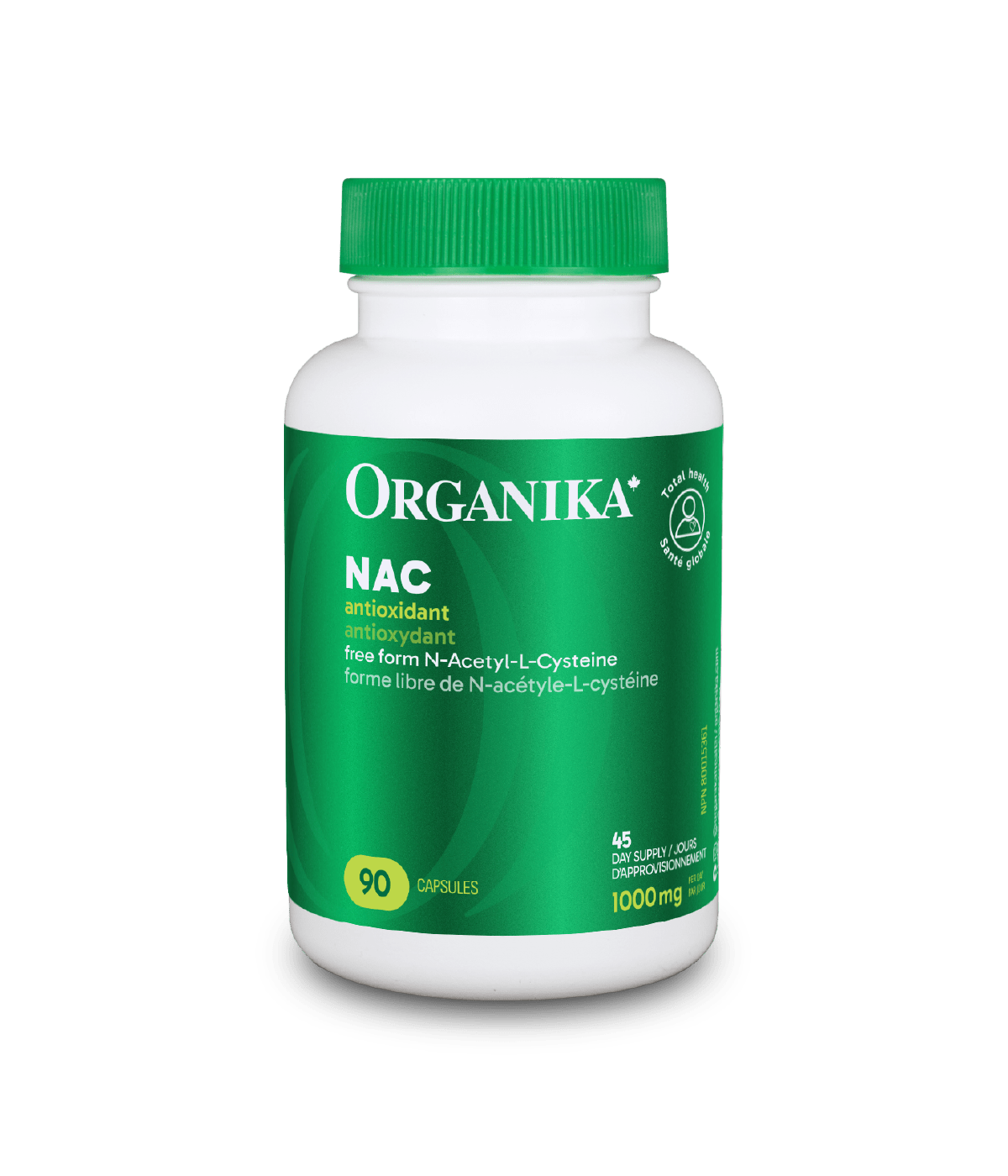 Organika NAC N-acetyl-l-cysteine 90 capsules