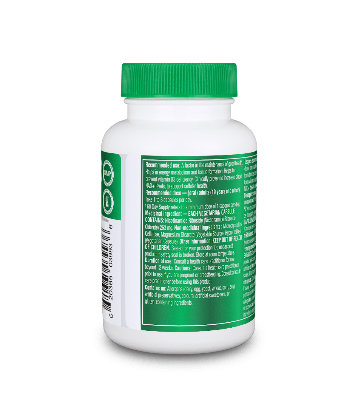 Organika NAD+Booster NRC 300mg 60 Vcap