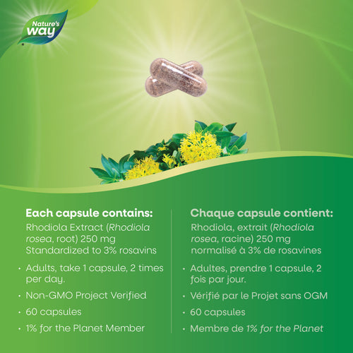 Nature's Way 紅景天 抗衰老膠囊， 60顆