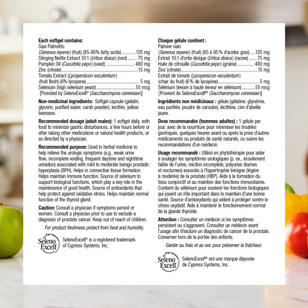 Webber Naturals 超級前列腺配方（每天壹粒），60 粒軟膠囊
