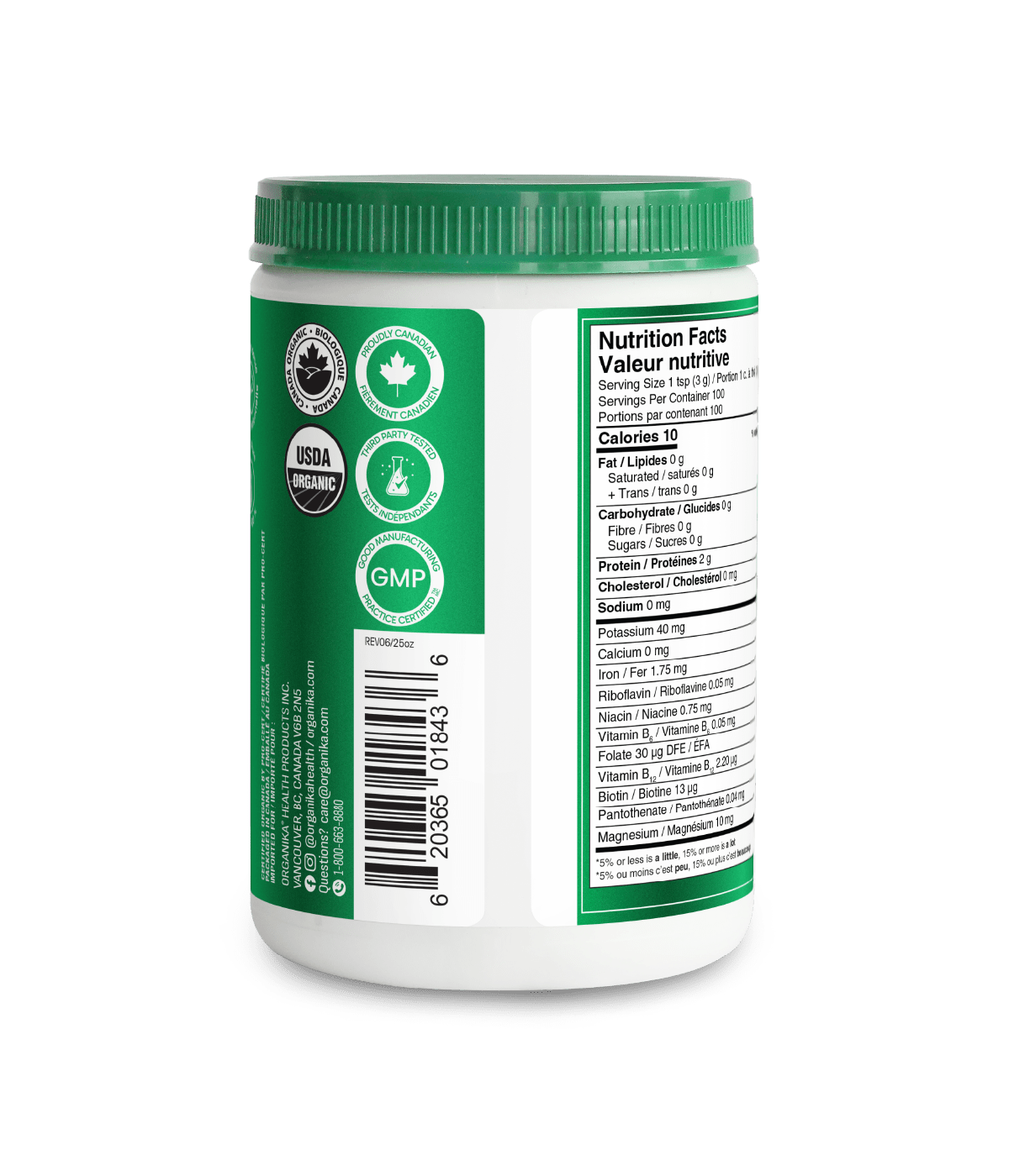 Organika Chlorella Powder 300g