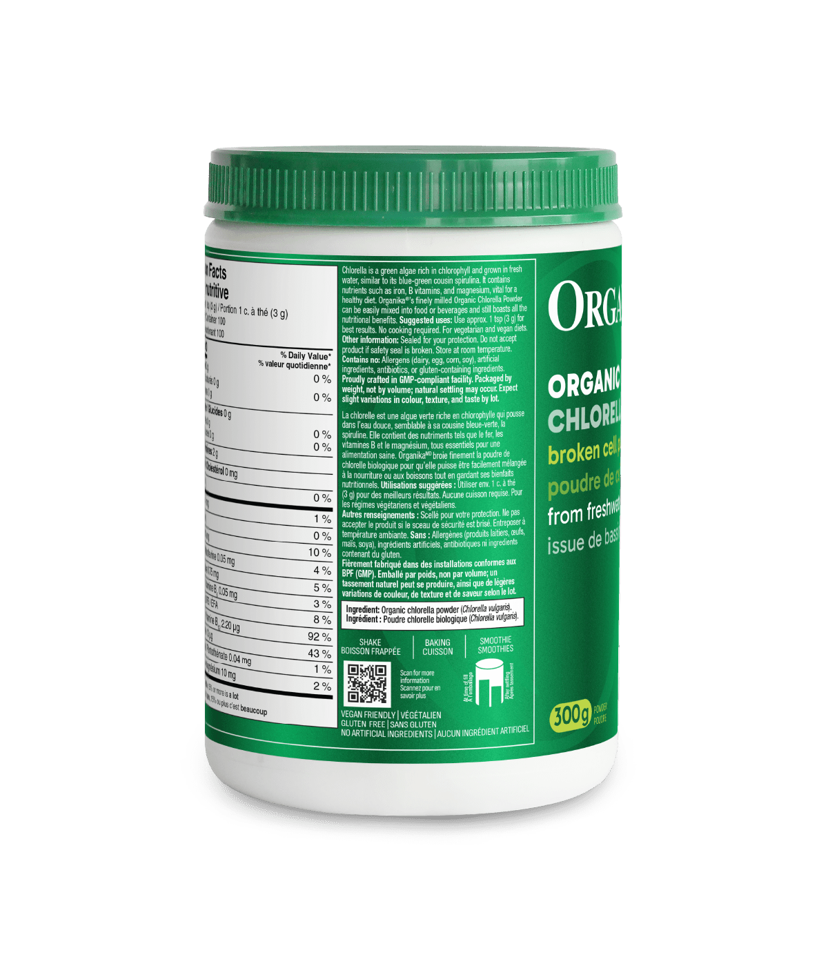 Organika Chlorella Powder 300g