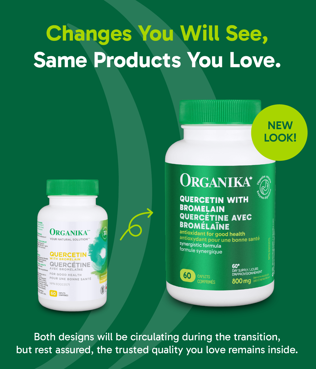 6x Organika Quercetin with Bromelain 500mg 60 caplets Bundle