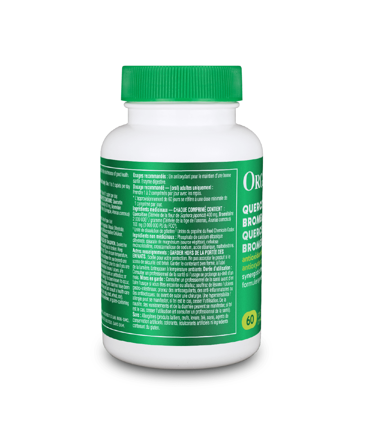 6x Organika Quercetin with Bromelain 500mg 60 caplets Bundle