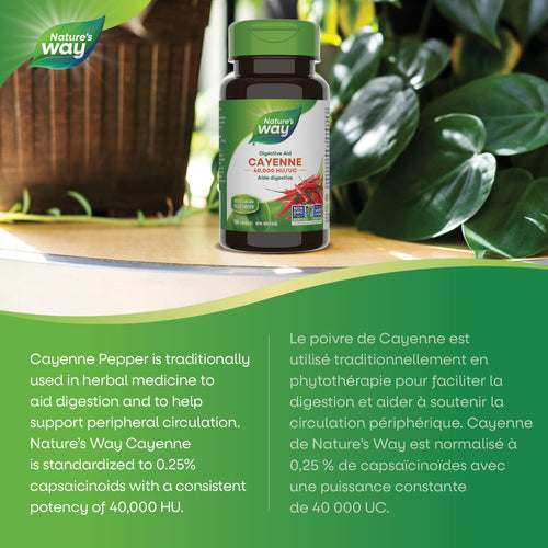 Nature's Way 番椒活血膠囊，40,000H.U., 450毫克, 100 顆