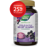 [Clearance] Nature's Way sambucus Cold & Flu Relief Gummy 60 gummies Exp:2026/04