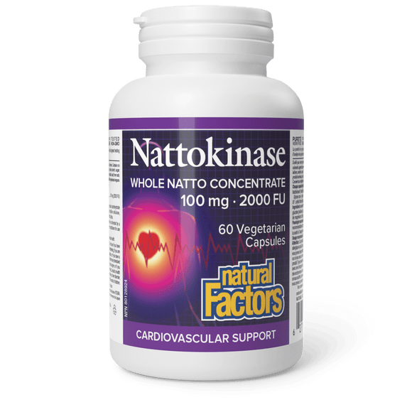 Natural Factors Nattokinase 100 mg, 60 Vcapsules