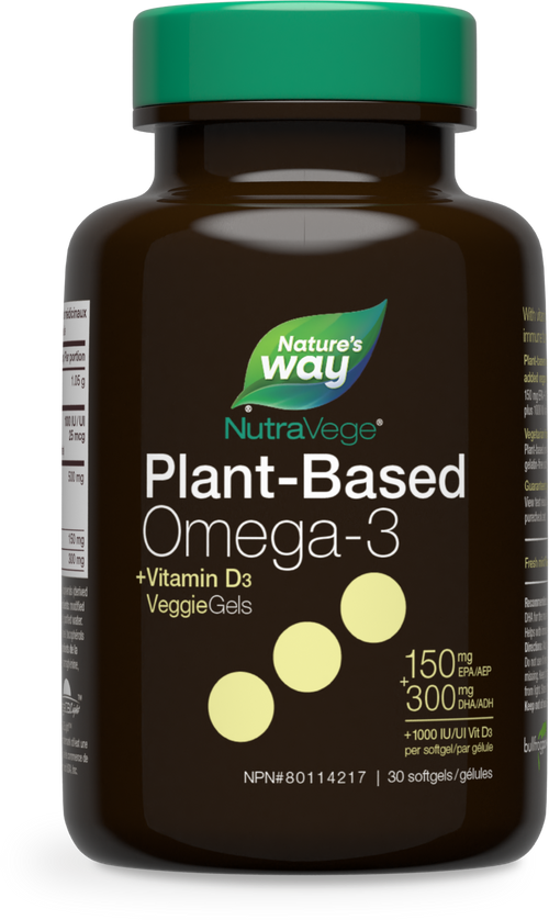 Nature's Way NutraVege Omega-3 30 softgels canada