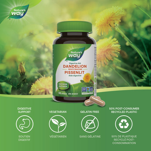 Nature's Way Dandelion Root, 100 Vcaps Information