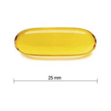 Jamieson Omega 3-6-9. 280 Softgels Value Size 健美生 photo capsule size 25 mm length