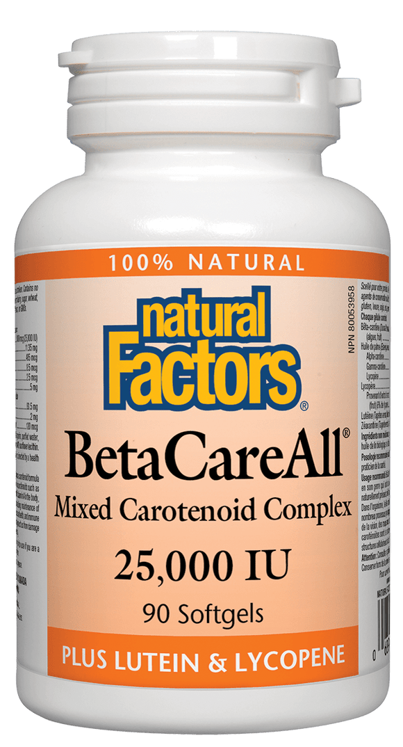 Natural Factors BetaCareAll™, 90 softgels