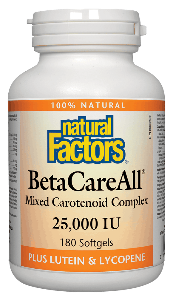 Natural Factors BetaCareAll™, 180 softgels