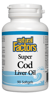 Natural Factors Super Cod Liver Oil, 90 softgels