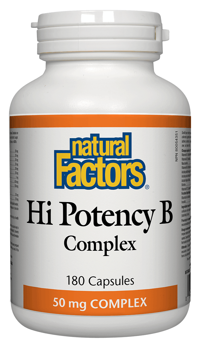 Natural Factors 维生素B群，180粒胶囊維他命B群，180膠囊